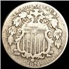 Image 1 : 1874 Shield Nickel NICELY CIRCULATED
