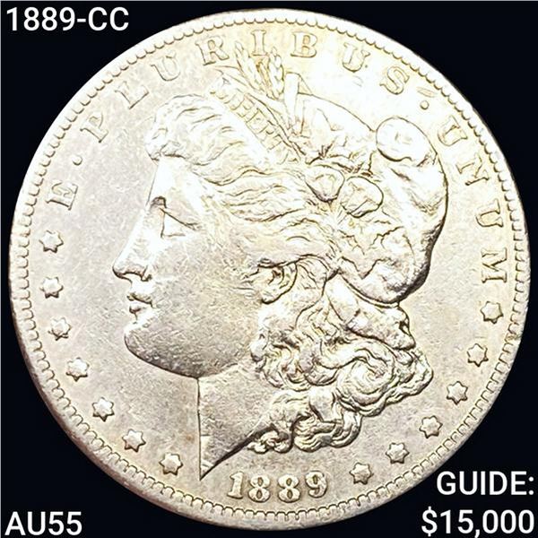 1889-CC Morgan Silver Dollar CLOSELY UNCIRCULATED