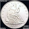 Image 1 : 1874-CC Seated Liberty Half Dollar UNCIRCULATED +