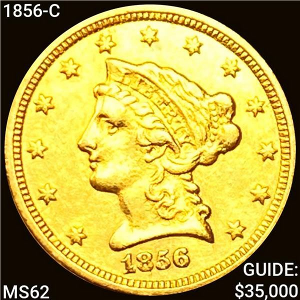 1856-C $2.50 Gold Quarter Eagle UNCIRCULATED