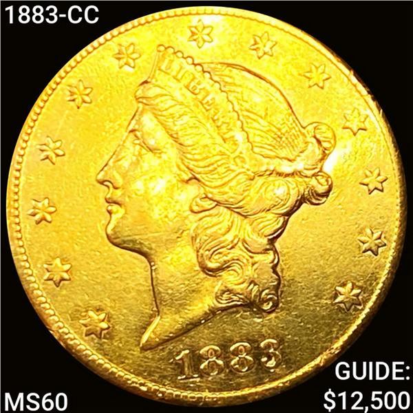 1883-CC $20 Gold Double Eagle UNCIRCULATED