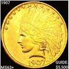 Image 1 : 1907 $10 Gold Eagle UNCIRCULATED +