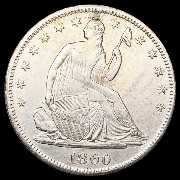 1860-S Seated Liberty Half Dollar UNCIRCULATED