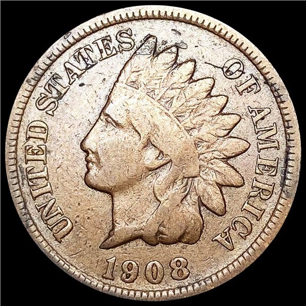 1908-S Indian Head Cent ABOUT UNCIRCULATED