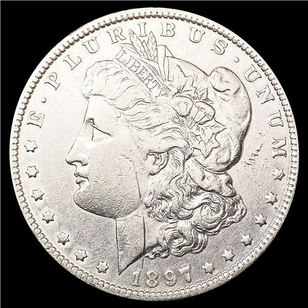 1897-O Morgan Silver Dollar ABOUT UNCIRCULATED