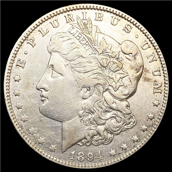 1894-O Morgan Silver Dollar ABOUT UNCIRCULATED