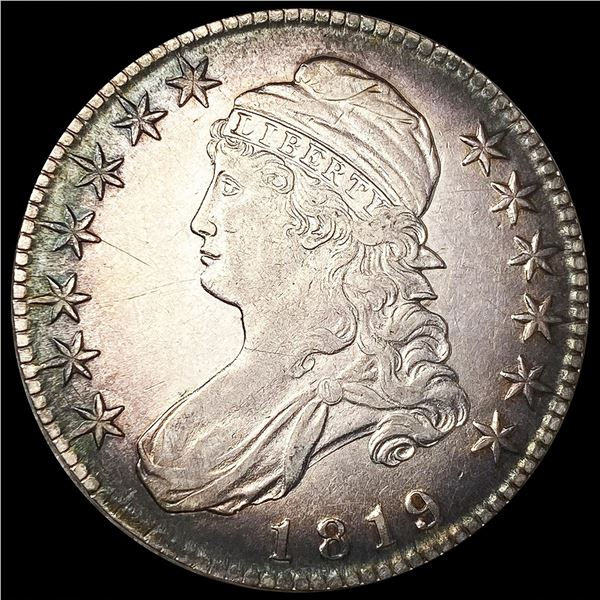 1819 Capped Bust Half Dollar CLOSELY UNCIRCULATED