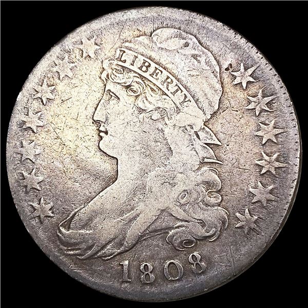 1808 Capped Bust Half Dollar NICELY CIRCULATED