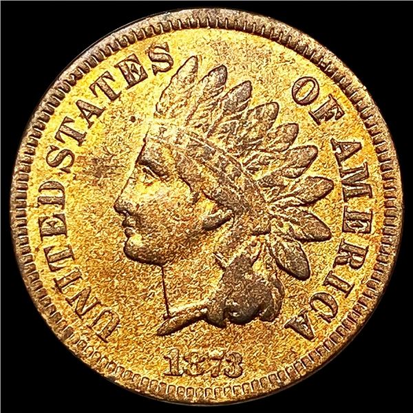 1873 Indian Head Cent NEARLY UNCIRCULATED