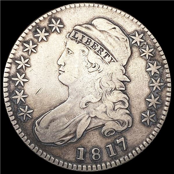 1817 Capped Bust Half Dollar NICELY CIRCULATED