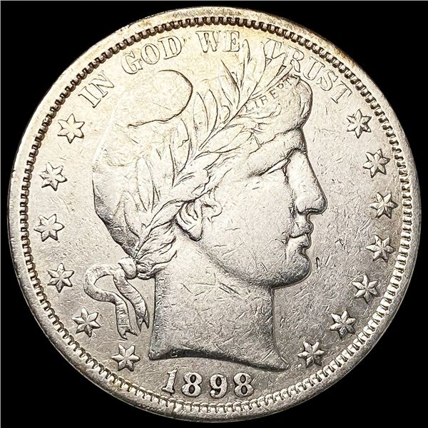 1898-S Barber Half Dollar CLOSELY UNCIRCULATED