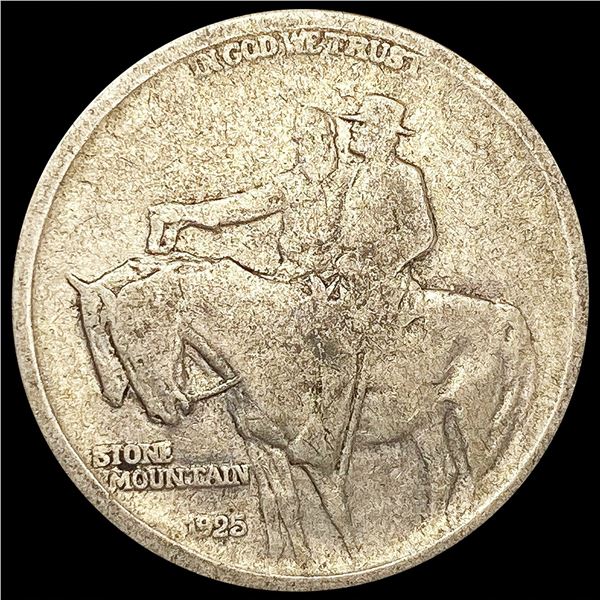 1925 Stone Mountain Half Dollar NICELY CIRCULATED