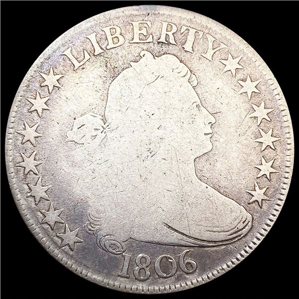 1806 Draped Bust Half Dollar NICELY CIRCULATED