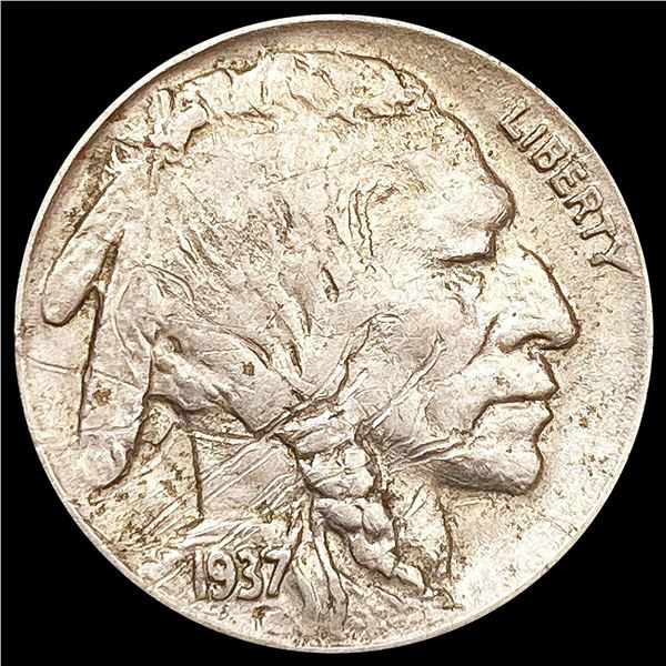 1937-D 3-Leg Buffalo Nickel HIGH GRADE