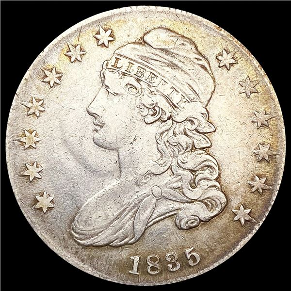 1835 Capped Bust Half Dollar LIGHTLY CIRCULATED