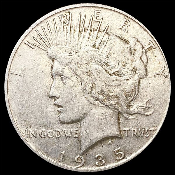 1935-S Silver Peace Dollar LIGHTLY CIRCULATED