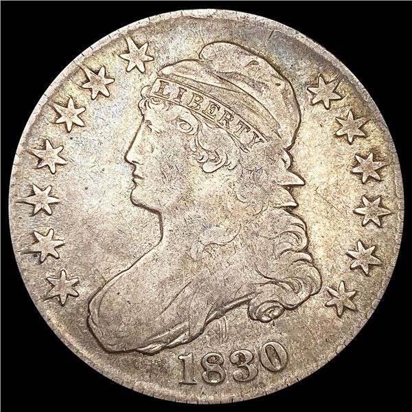 1830 0-119 Cap Bust Half Dollars R1 NICELY CIRCULA