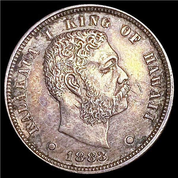 1883 Kingdom of Hawaii Dime CLOSELY UNCIRCULATED