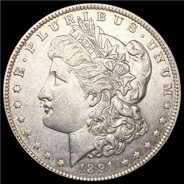 1891-O Morgan Silver Dollar CLOSELY UNCIRCULATED