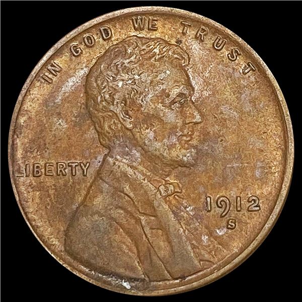 1912-S Wheat Cent CLOSELY UNCIRCULATED