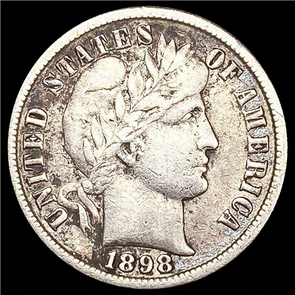 1898-O Barber Dime LIGHTLY CIRCULATED