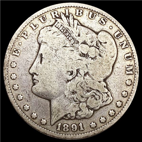 1891-CC Morgan Silver Dollar NICELY CIRCULATED