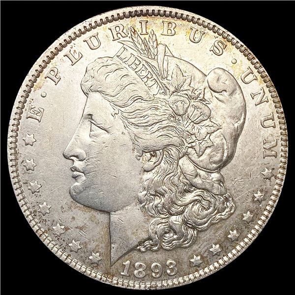 1893 Morgan Silver Dollar CLOSELY UNCIRCULATED