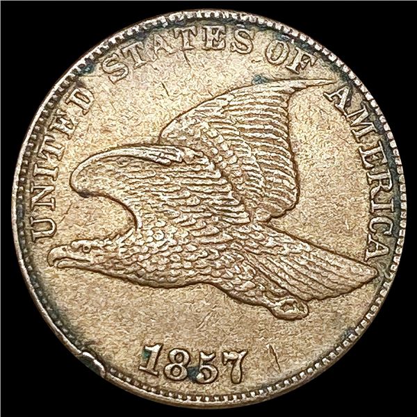 1857 Flying Eagle Cent CLOSELY UNCIRCULATED