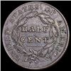Image 2 : 1828 Classic Head Half Cent NICELY CIRCULATED