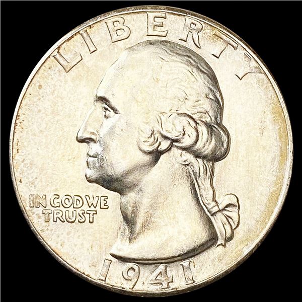 1941-D Washington Silver Quarter UNCIRCULATED