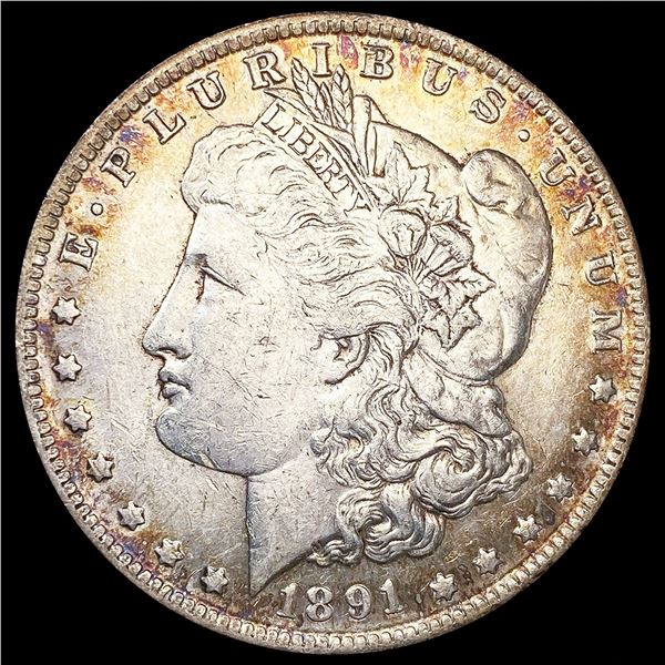 1891-O Morgan Silver Dollar NEARLY UNCIRCULATED