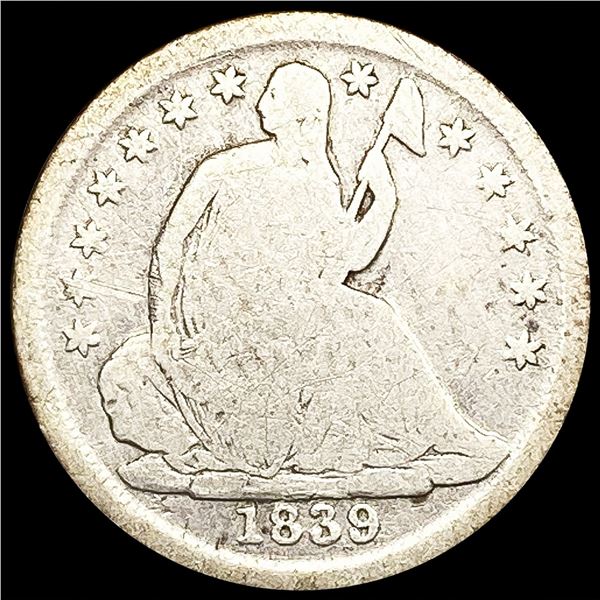 1839-O Seated Liberty Half Dime NICELY CIRCULATED