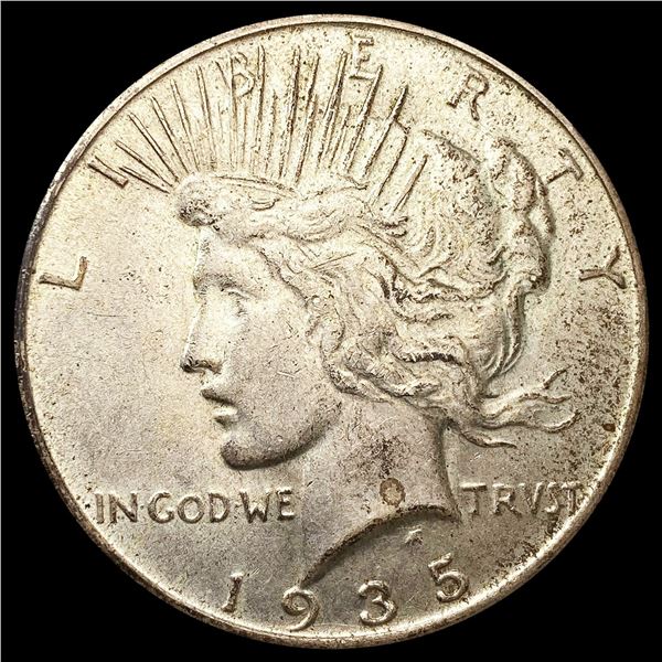 1935-S Silver Peace Dollar CLOSELY UNCIRCULATED