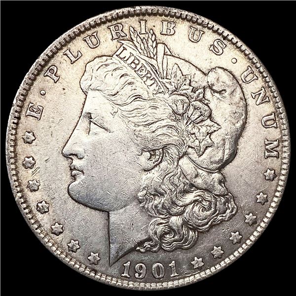 1901 Morgan Silver Dollar ABOUT UNCIRCULATED