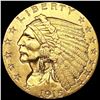 Image 1 : 1915 $2.50 Gold Quarter Eagle CLOSELY UNCIRCULATED