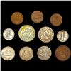 Image 2 : (11) Varied US Coinage (1877, 1883, 1865, 1910-S,