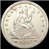 Image 1 : 1853 Arws & Rays Seated Liberty Quarter CLOSELY UN