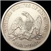 Image 2 : 1861 Seated Liberty Half Dollar CLOSELY UNCIRCULAT