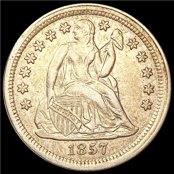 1857 Seated Liberty Dime CLOSELY UNCIRCULATED