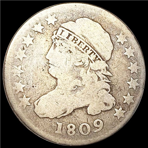 1809 Capped Bust Dime NICELY CIRCULATED