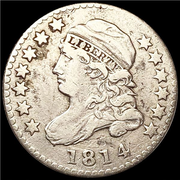 1814 Capped Bust Dime NICELY CIRCULATED