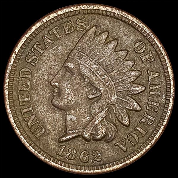 1862 Indian Head Cent CLOSELY UNCIRCULATED