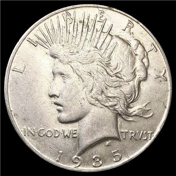 1935-S Silver Peace Dollar CLOSELY UNCIRCULATED