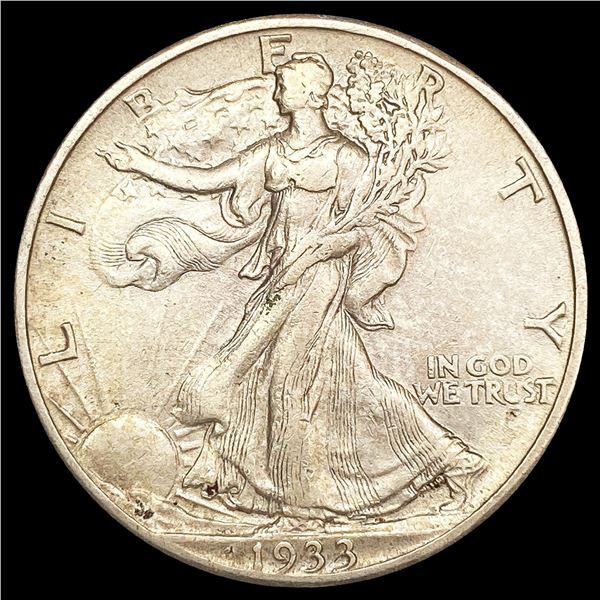 1933-S Walking Liberty Half Dollar LIGHTLY CIRCULA