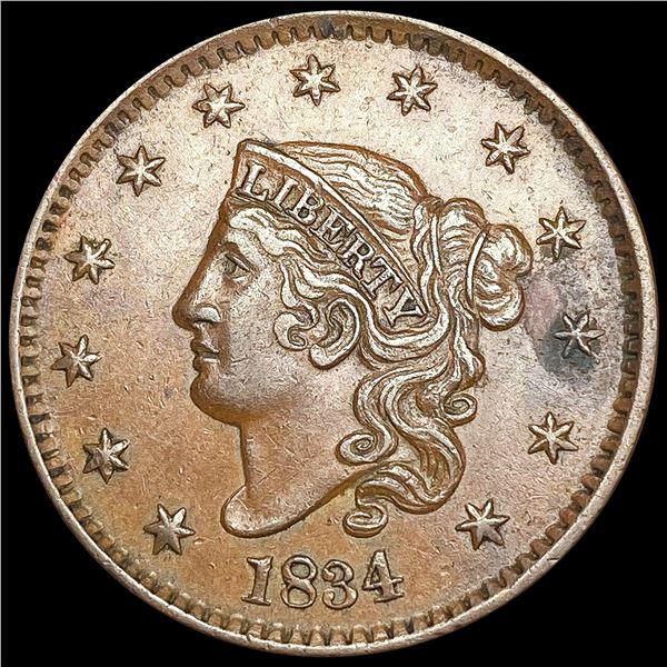 1834 Large Cent CLOSELY UNCIRCULATED