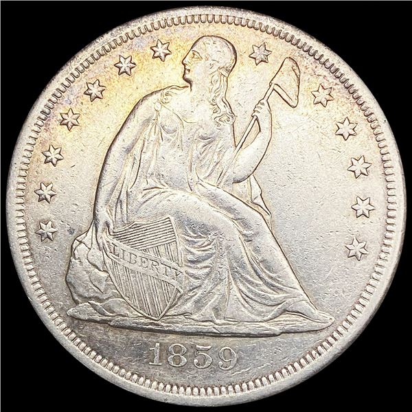 1859-O Seated Liberty Dollar NEARLY UNCIRCULATED