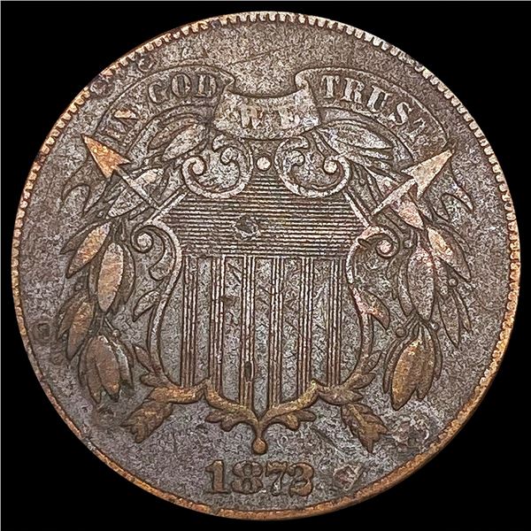 1872 Two Cent Piece CLOSELY UNCIRCULATED