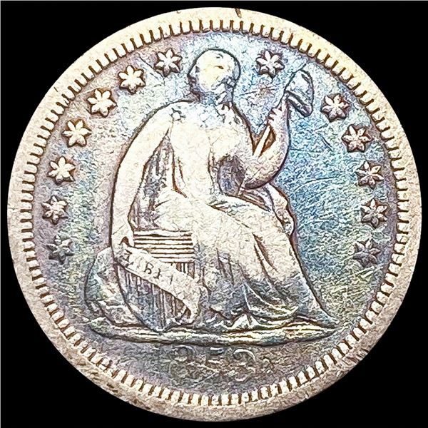 1853-O Seated Liberty Dime NICELY CIRCULATED