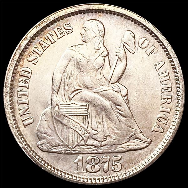 1875-S Seated Liberty Dime UNCIRCULATED