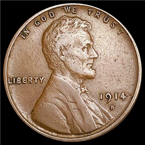 1914-D Wheat Cent NICELY CIRCULATED